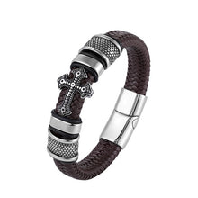 Load image into Gallery viewer, Classical Multi-layer Handmade Leather Chain Weaved Man Bracelets