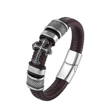 Load image into Gallery viewer, Classical Multi-layer Handmade Leather Chain Weaved Man Bracelets